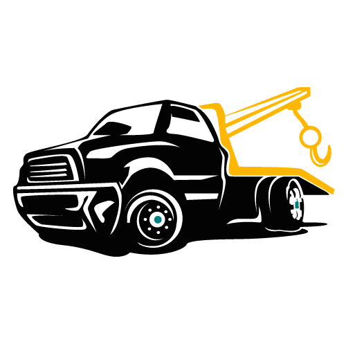 tow truck illustration.